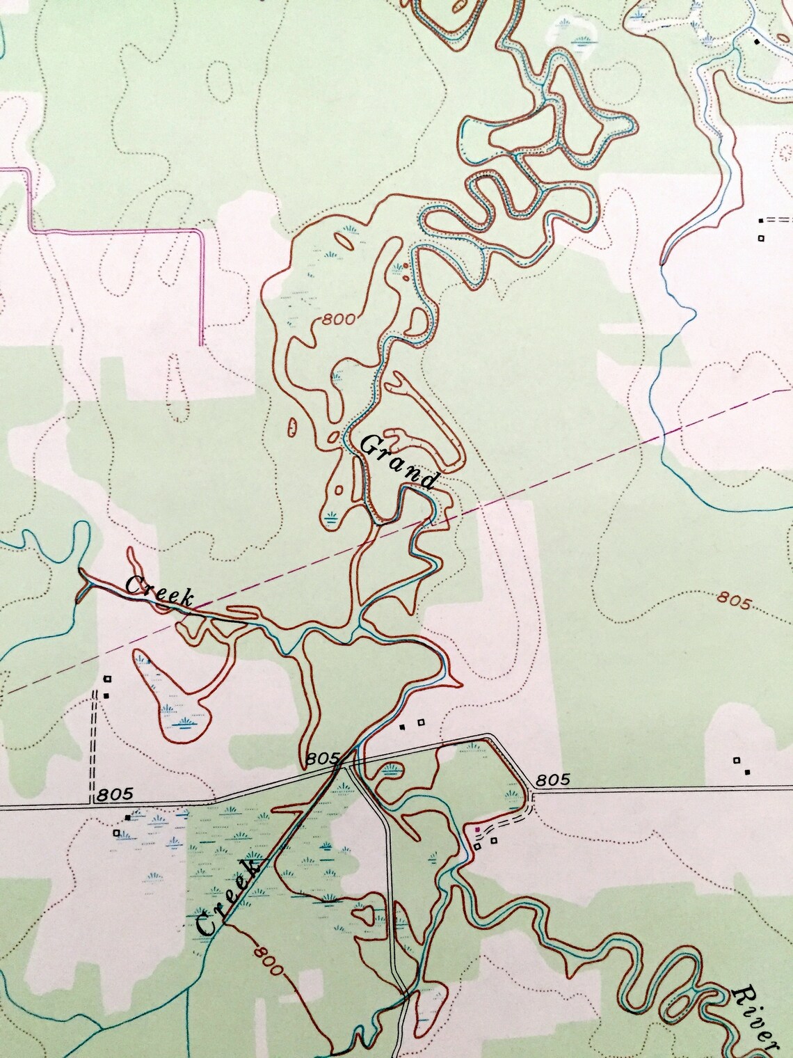Antique West Farmington Ohio 1952 US Geological Survey Etsy