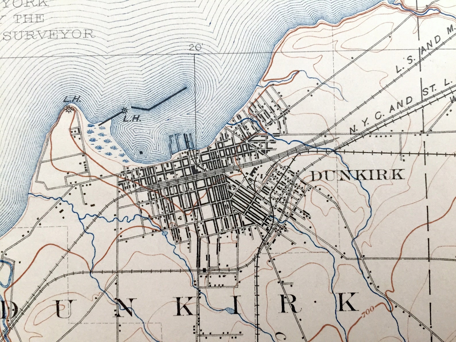 Antique Dunkirk New York 1900 US - Il 1588xN.2061015286 9fvr