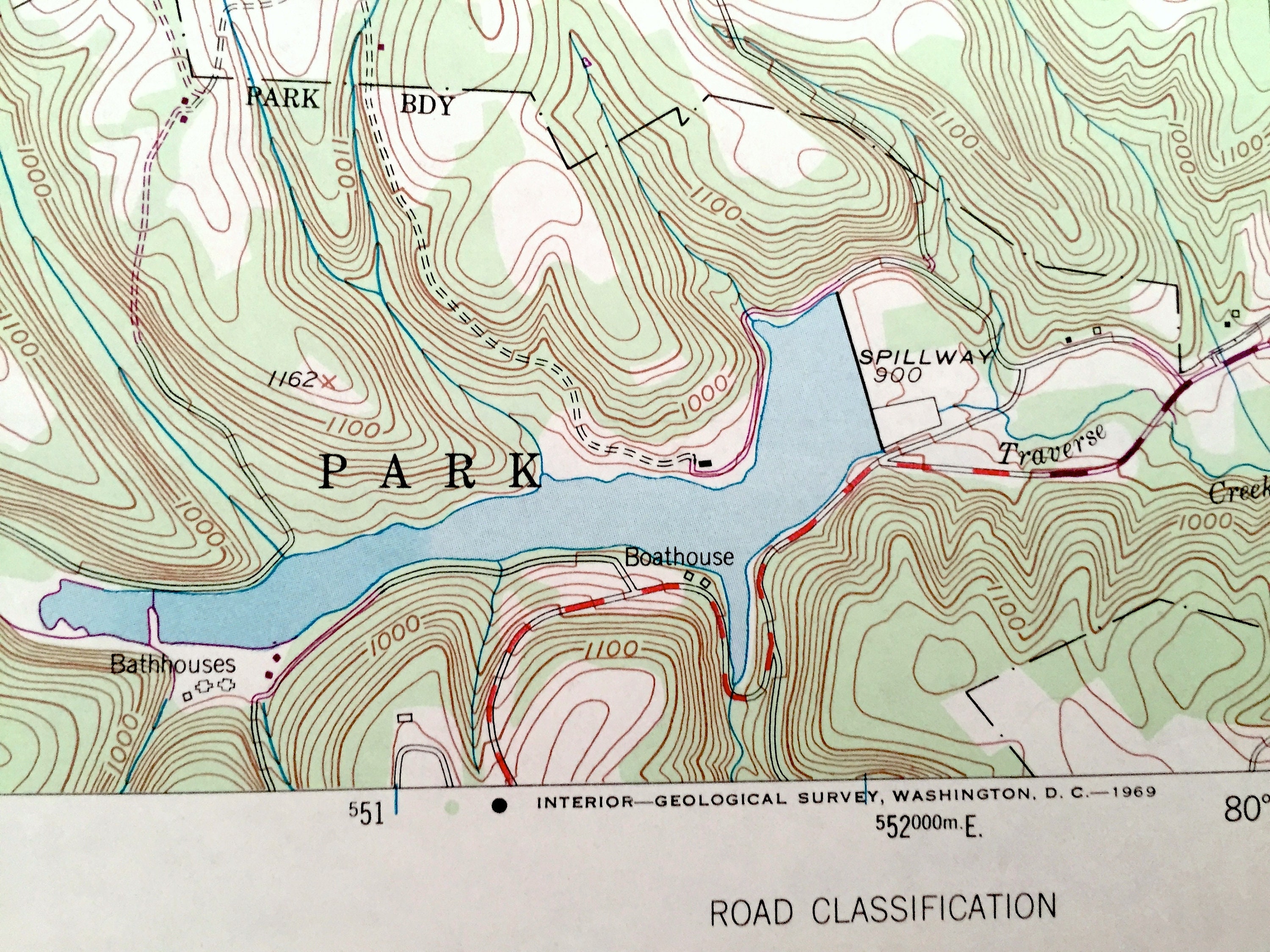 Antique Hookstown Pennsylvania 1954 US Geological Survey Etsy