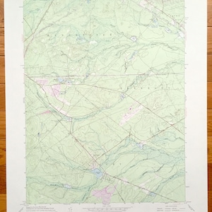 Antike Keswick Grove, New Jersey 1957 US geologische Übersicht topographische Karte – Lacey, Berkeley, Manchester, Pine Lake Park, Zelten Columbus