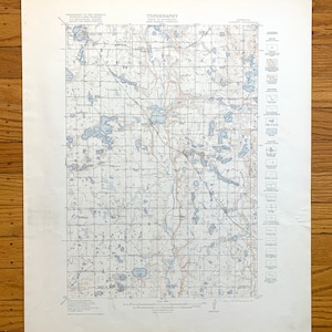 Antike Barrett, Minnesota 1911 US Geologische Übersicht Topographische Karte - Elbow Lake, Sanford, Schwan, Pope, Douglas, Grant, Stevens County, MN