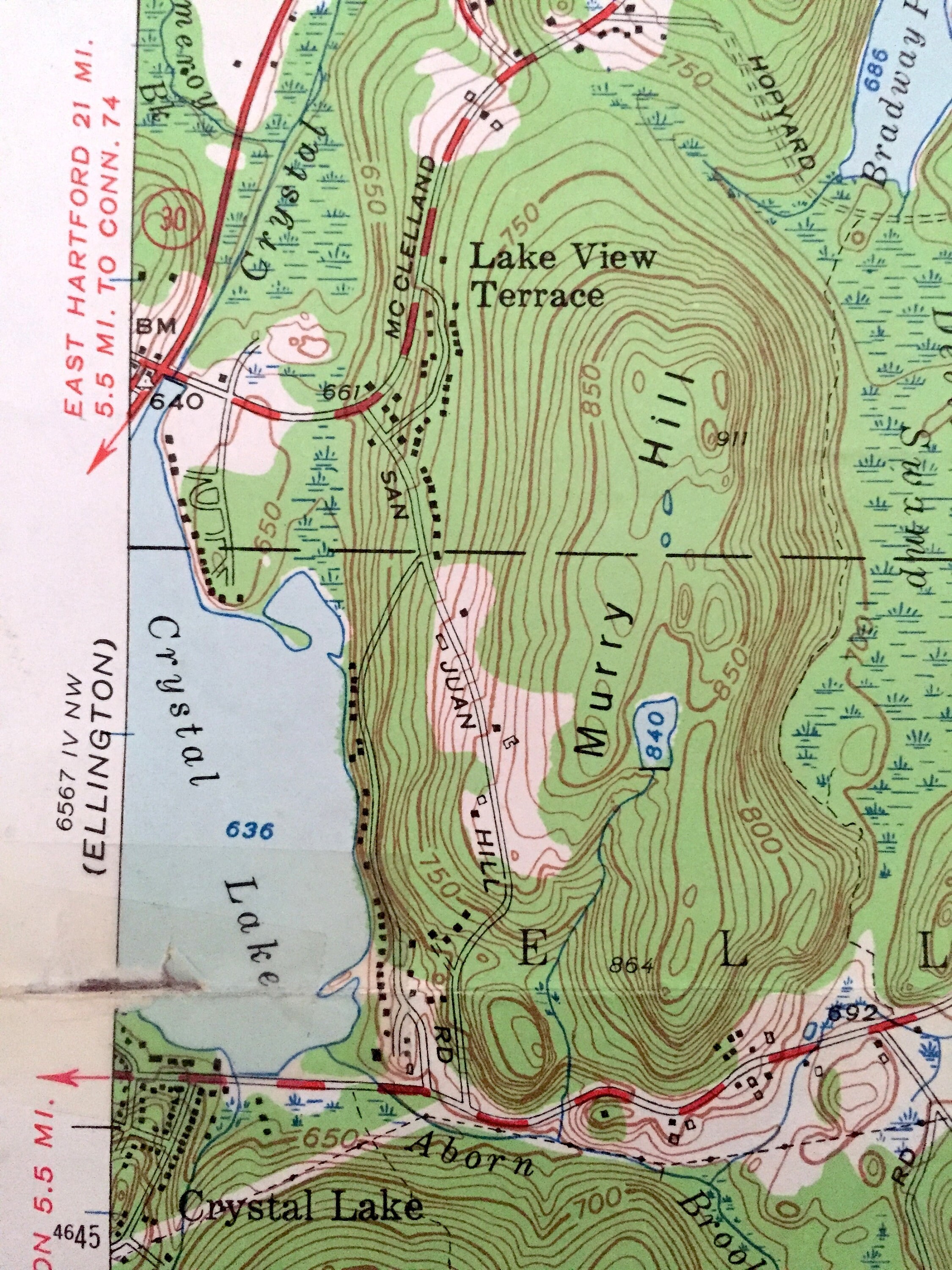 Antique Stafford Springs Connecticut 1952 US Geological Etsy