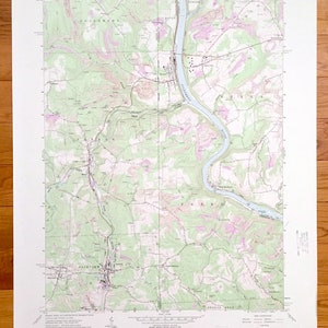 Antique Parker, Pennsylvania 1963 US Geological Survey Topographic Map – Butler County, Armstrong County, Clarion County, Parker, Perry