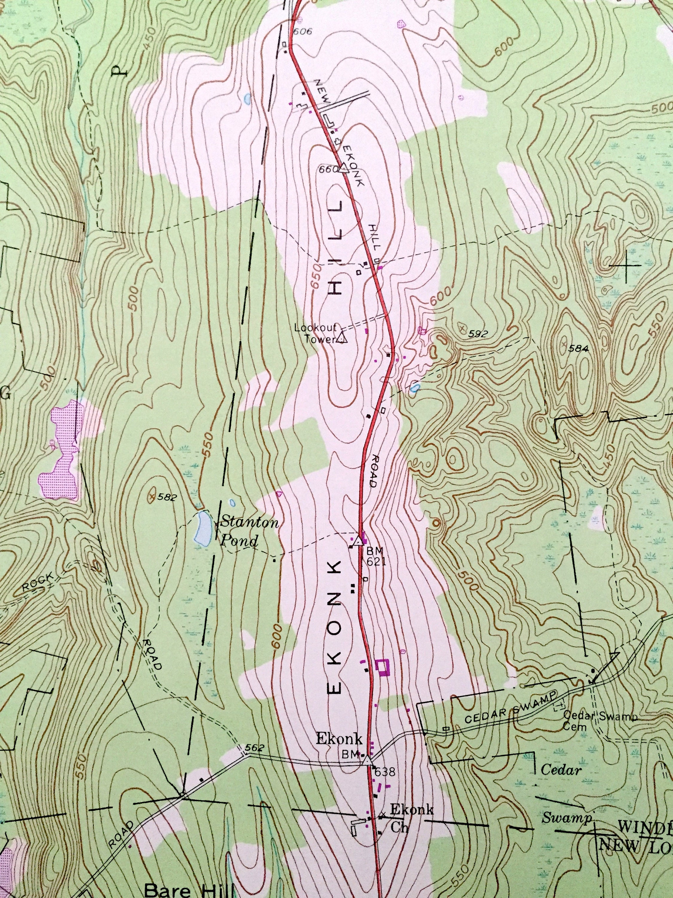 Antique Oneco Connecticut 1953 US Geological Survey Etsy