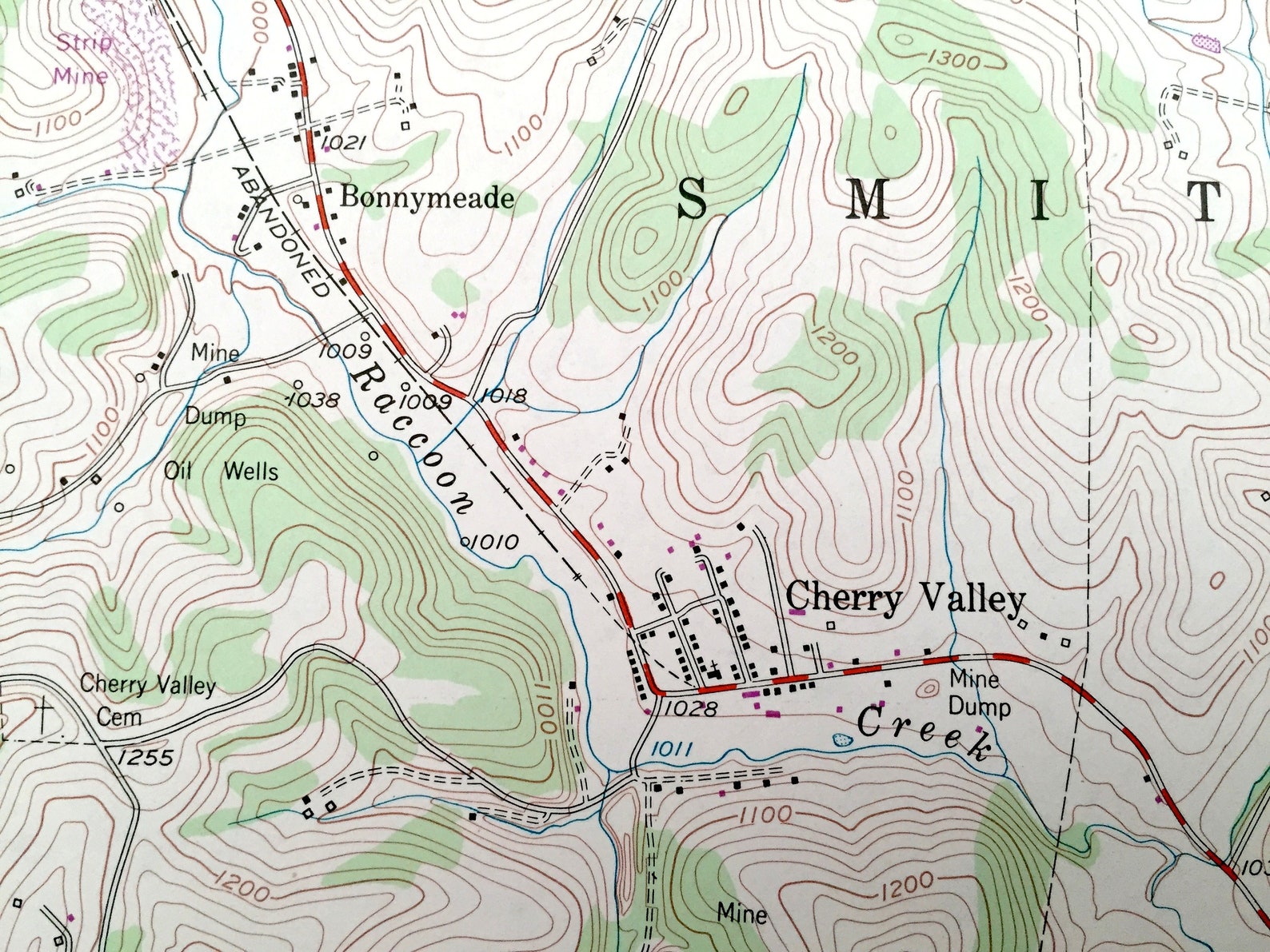 Antique Midway Pennsylvania 1954 US Geological Survey Etsy