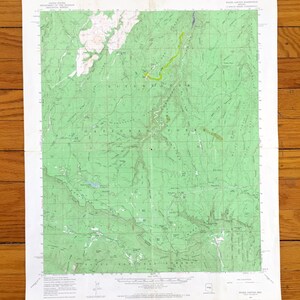 Antique Woods Canyon, Arizona 1961 US Geologische Untersuchung, topographische Karte - Sitgreaves, Tonto National Forest, Fort Apachen Indianer-Reservat