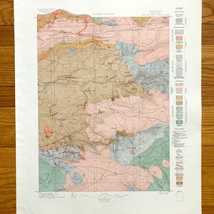 Antique Banner Hill, California 1896 US Geological Survey Topographic Map – Harmony Ridge, North Banner Mine, Placer Diggings, Deer Creek CA