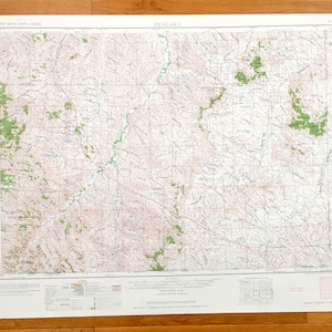 Antique Ekalaka, Montana 1965 US Geological Survey Carte topographique – Broadus, Volborg, Epsie, Boyes Hammond Alzada Custer National Forest MT