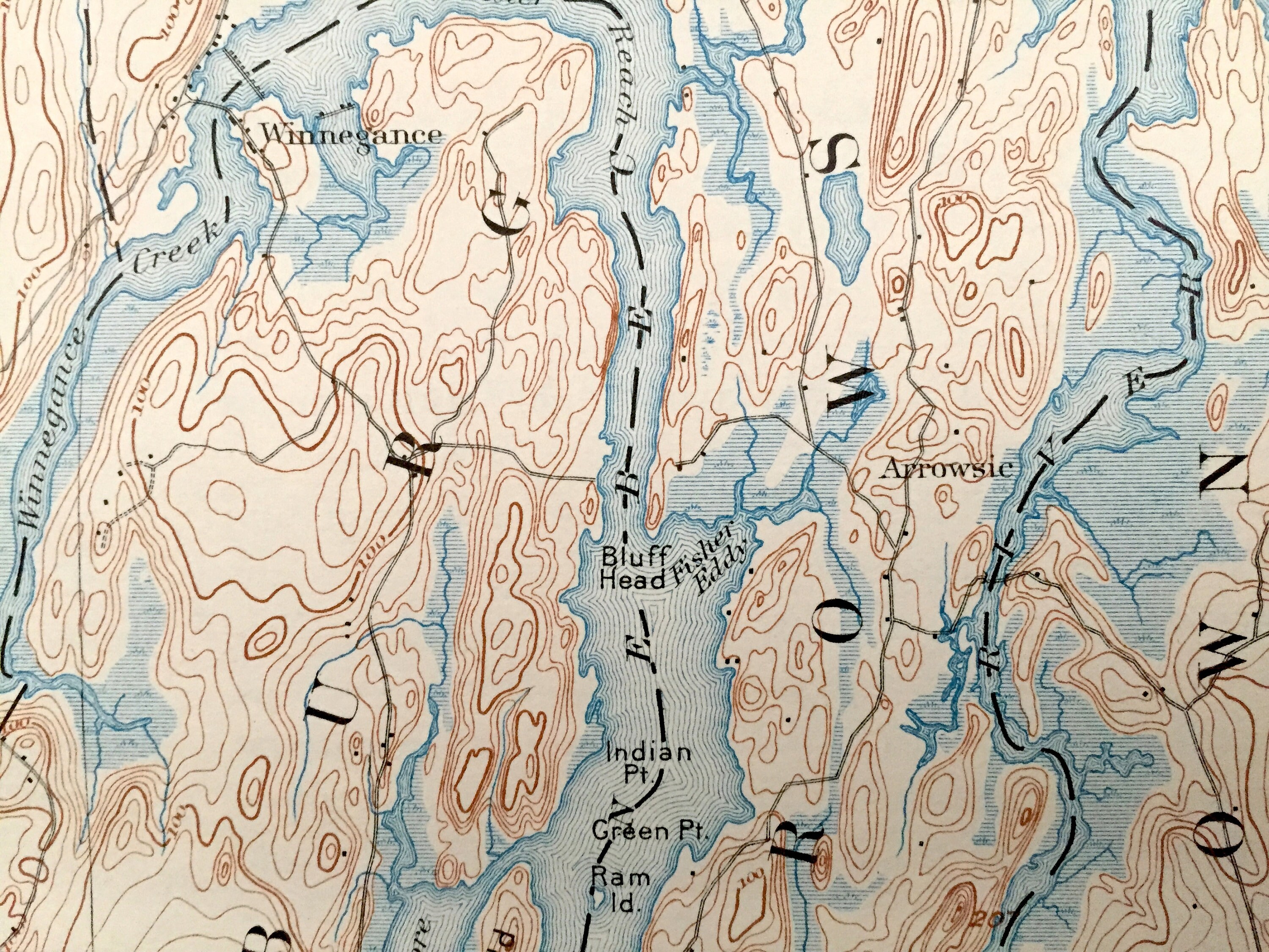 Antique Bath Maine 1894 US Geological Survey Topographic Map Etsy