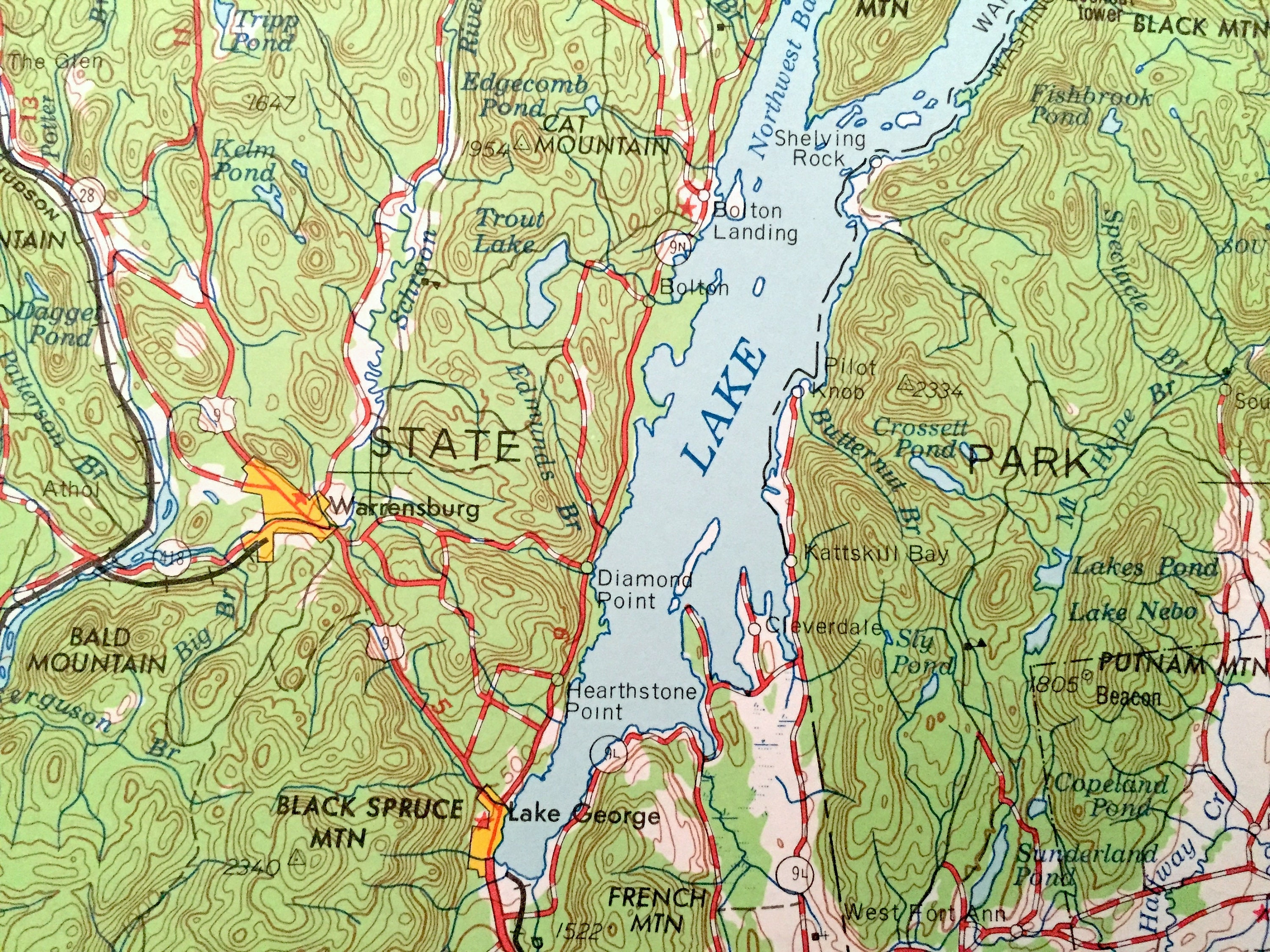 Antique Glens Falls New York 1964 US Geological Survey Etsy UK