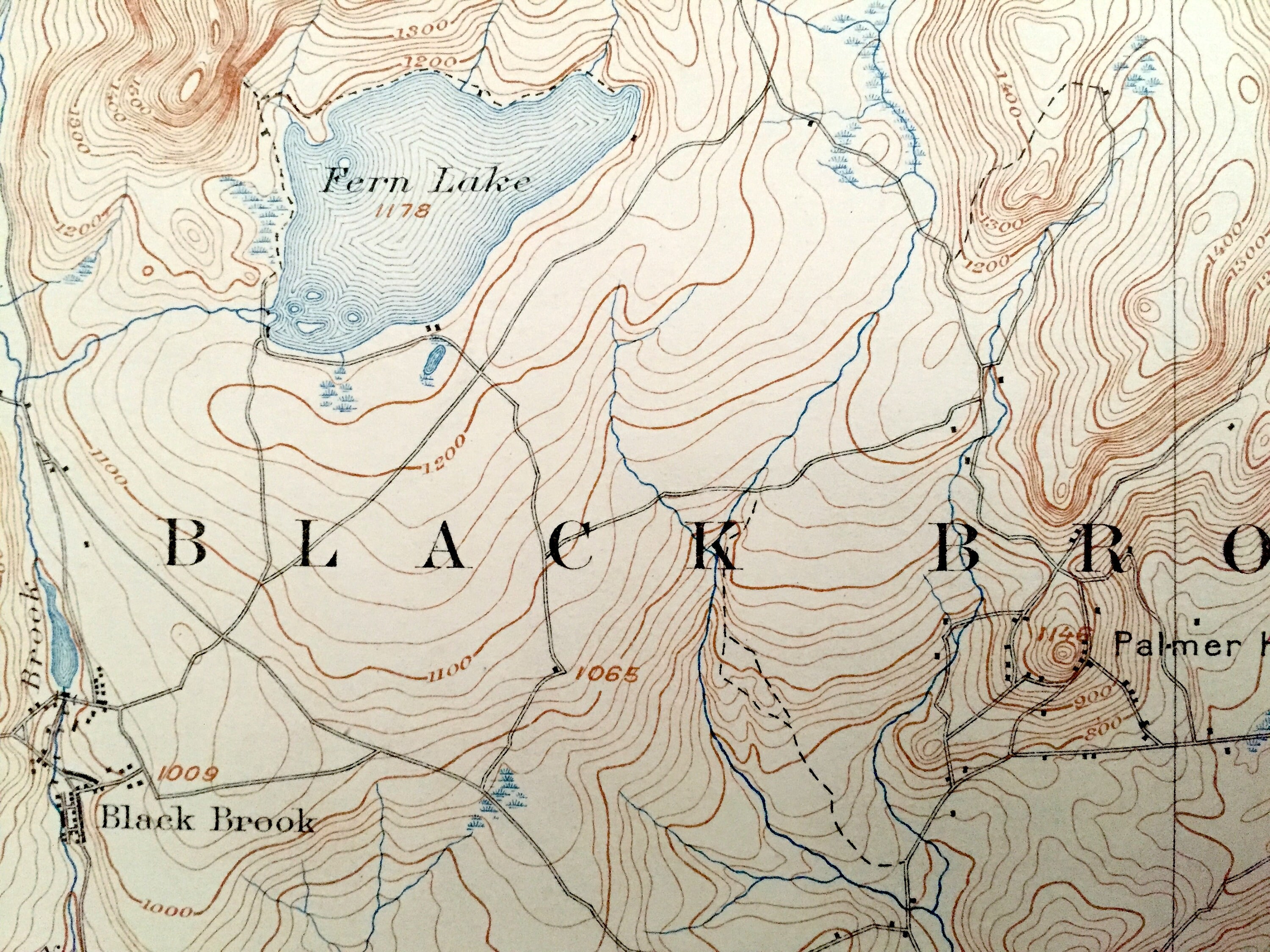 Antique Au Sable Forks New York 1903 US Geological Survey Etsy