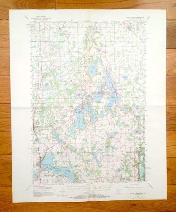 Vintage 1972 Minneapolis North Quadrangle Geological Survey Topographic Map Vintage 1972 Minneapolis North Quadrangle Geological Survey Topographic Map