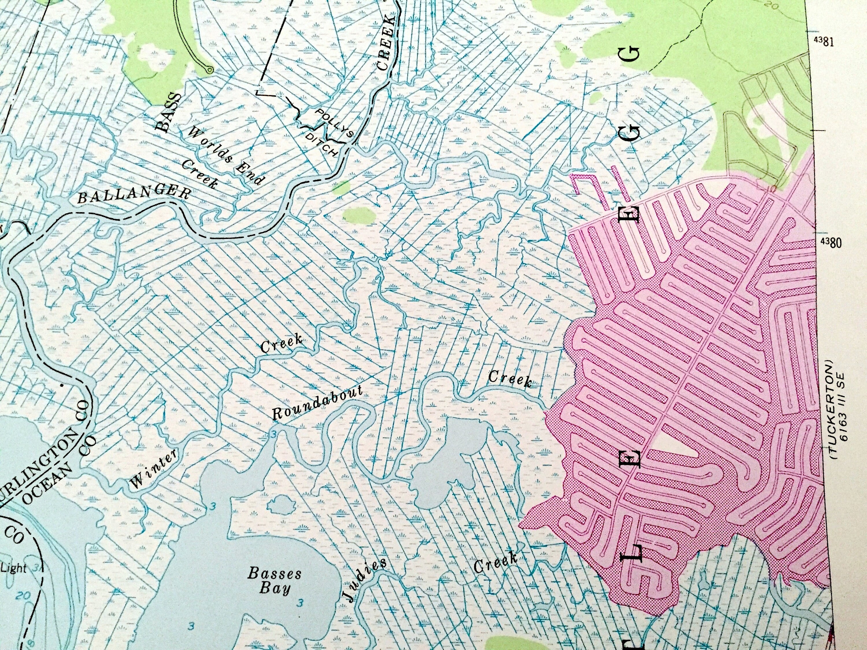 Antique New Gretna New Jersey 1951 US Geological Survey Etsy UK