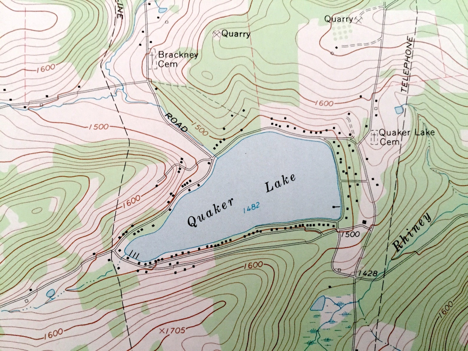 Antique Laurel Lake Pennsylvania & New York 1968 US Etsy