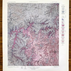 Antike Columbia, Tennessee 1903 US Geologische Übersicht Topographische Karte - Mount Pleasant, Centerville, Dickson County, Hickman County Theta TN