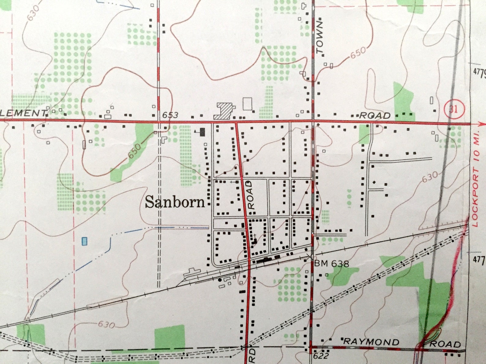 Antique Ransomville New York 1965 US Geological Survey Etsy