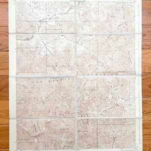 Antique Tujunga, Californie 1900 US Geological Survey Carte topographique – Comté de Los Angeles, Forêt nationale, San Gabriel Mountains, Acton CA