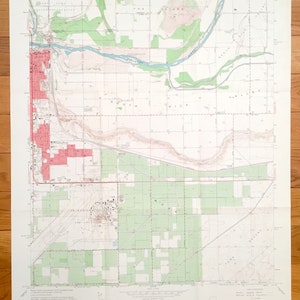 Antique Yuma, Arizona & CA 1965 US Geological Survey Topographic Map – County, Araby, Gila Center, Fort Yuma Indian Reservation, River, AZ