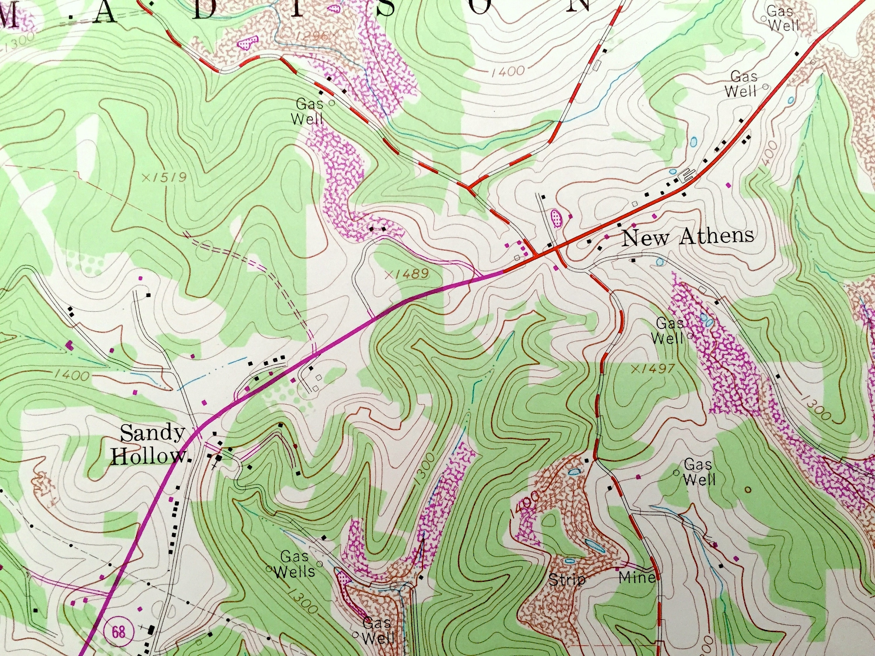 Antique Rimersburg Pennsylvania 1963 US Geological Survey Etsy UK