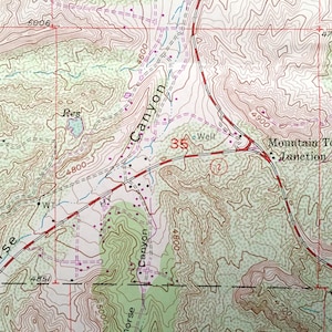 Antique Phelan, California 1956 US Geological Survey Topographic Map ...