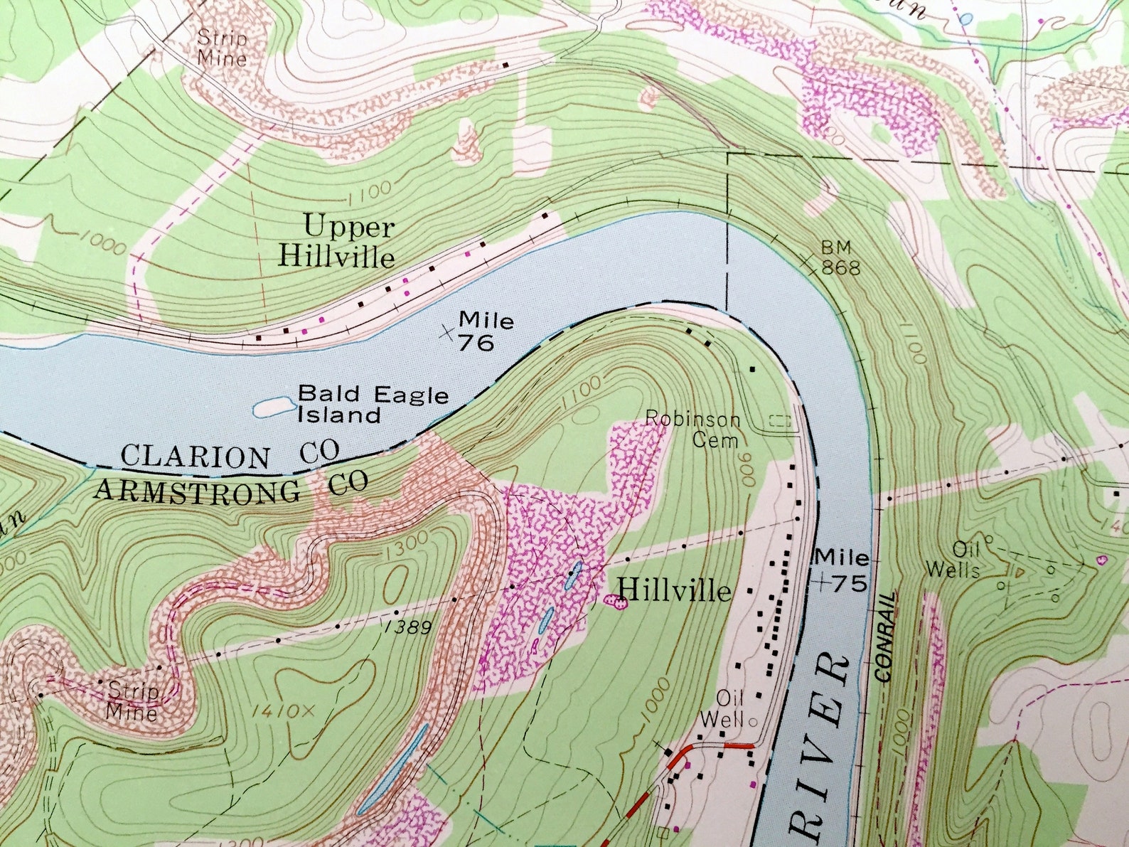 Antique Rimersburg Pennsylvania 1963 US Geological Survey Etsy