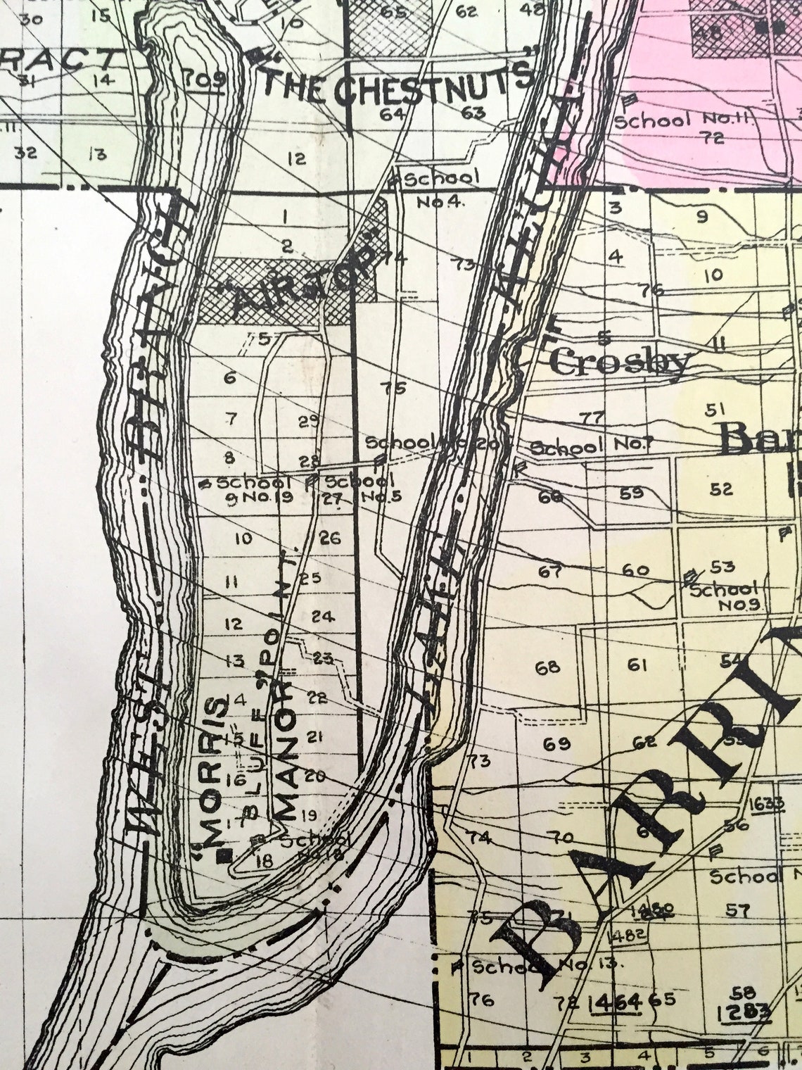 Antique Yates County New York 1912 New Century Atlas Map Etsy