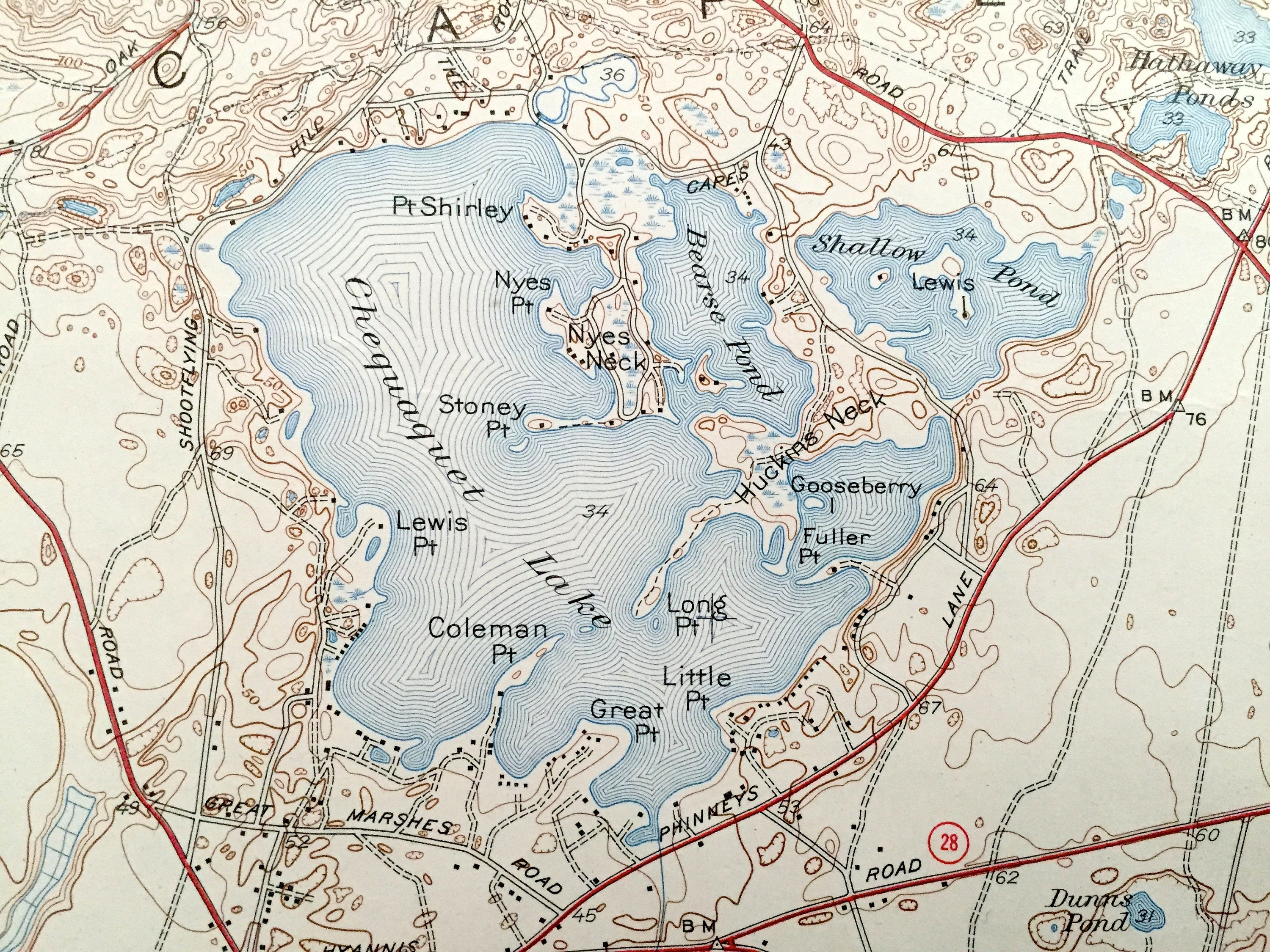 Antique Hyannis Massachusetts 1942 US Geological Survey Etsy