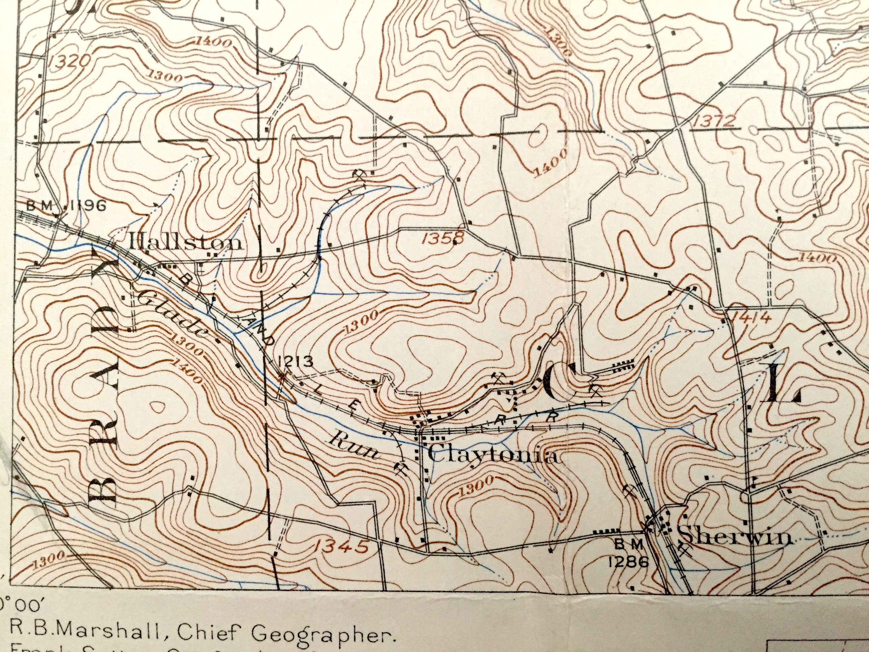 Antique Hilliards Pennsylvania 1912 US Geological Survey Etsy