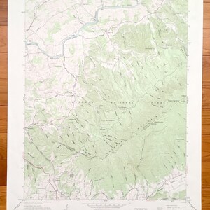 Mapa topográfico antiguo de Keenburg, Tennessee, 1960, del Servicio Geológico de Estados Unidos: Bosque Nacional Cherokee, Sullivan, condado de Carter, río Holston, Tennessee