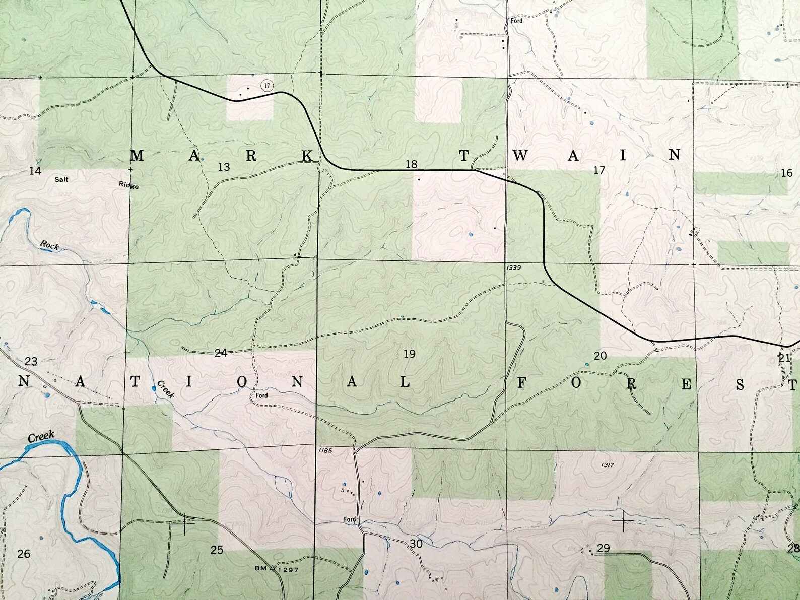 Antique Roby Missouri 1954 US Geological Survey Topographic Etsy