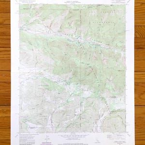 Antique Forest Falls, Kalifornien 1958 US Geologische Dienst Topographische Karte - San Bernardino County, National Forest, Riverside, Mill Creek