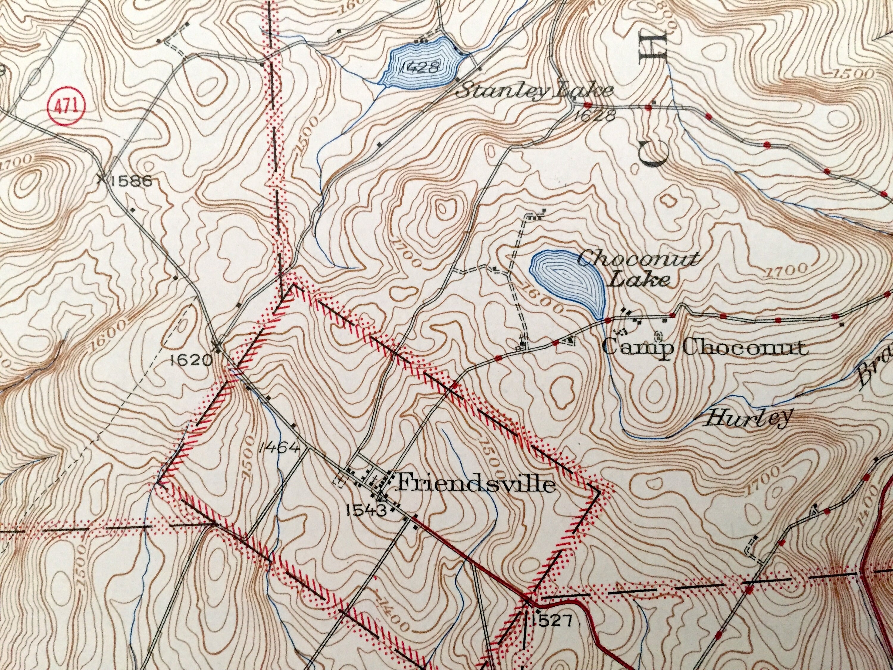 Antique Le Raysville Pennsylvania 1943 US Geological Survey Etsy