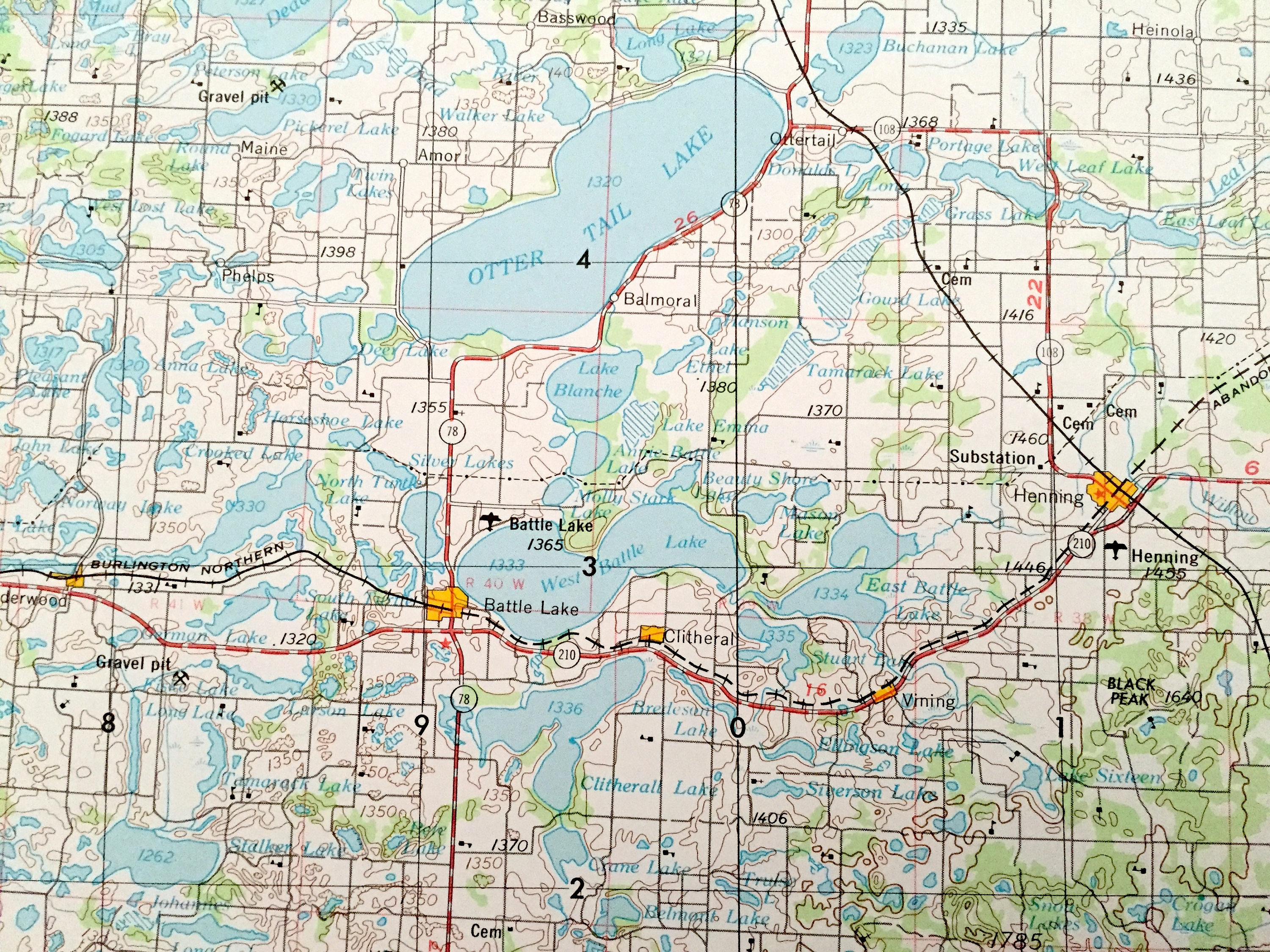 Antique Brainerd Minnesota 1953 US Geological Survey Etsy UK