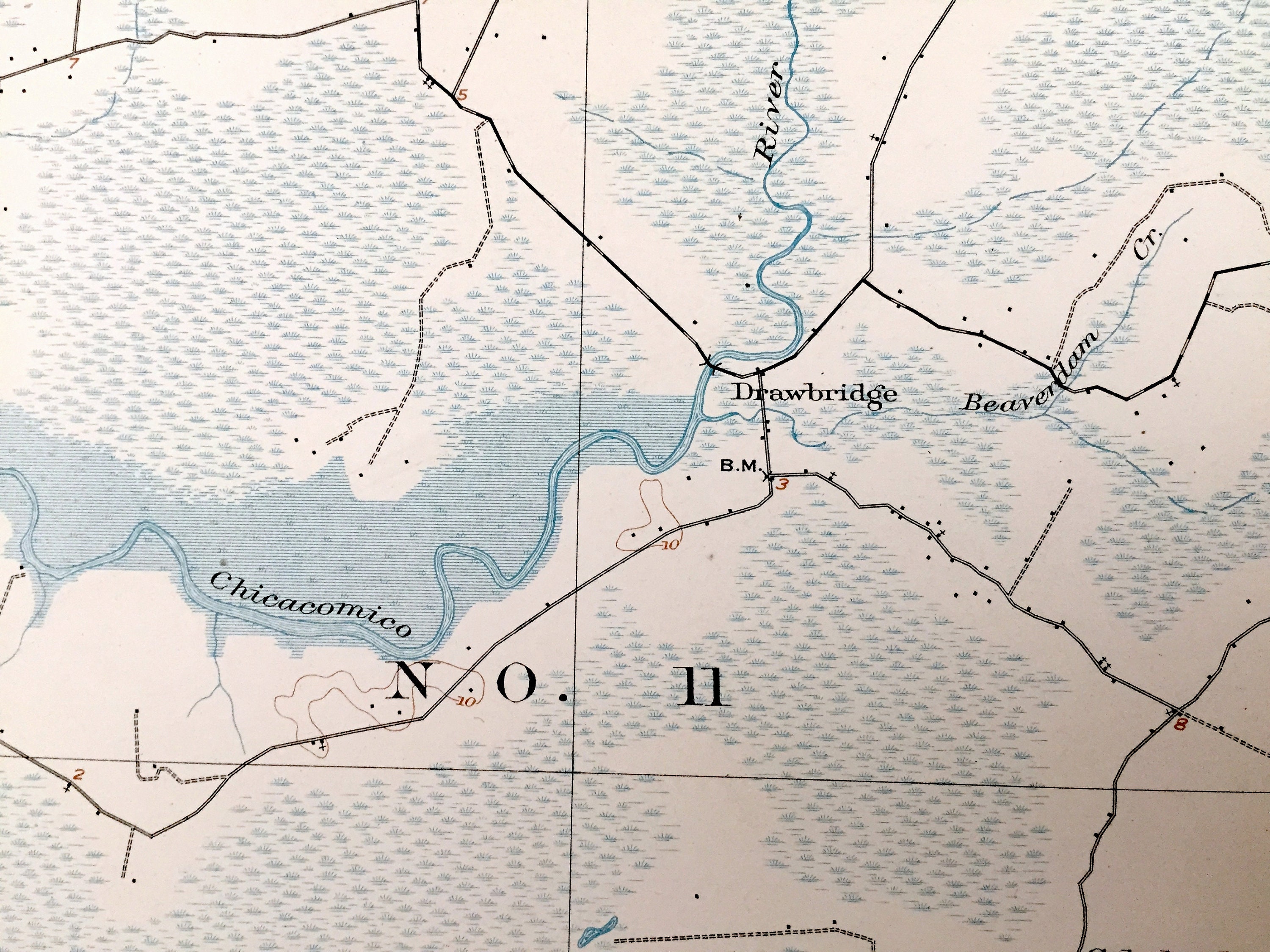 Antique Nanticoke Maryland 1903 US Geological Survey Etsy UK
