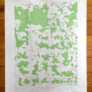 Antique Beaver Center, Pennsylvanie 1959 US Geological Survey Carte topographique — Erie, comté de Crawford, Conneaut, printemps, Summerhill, PA