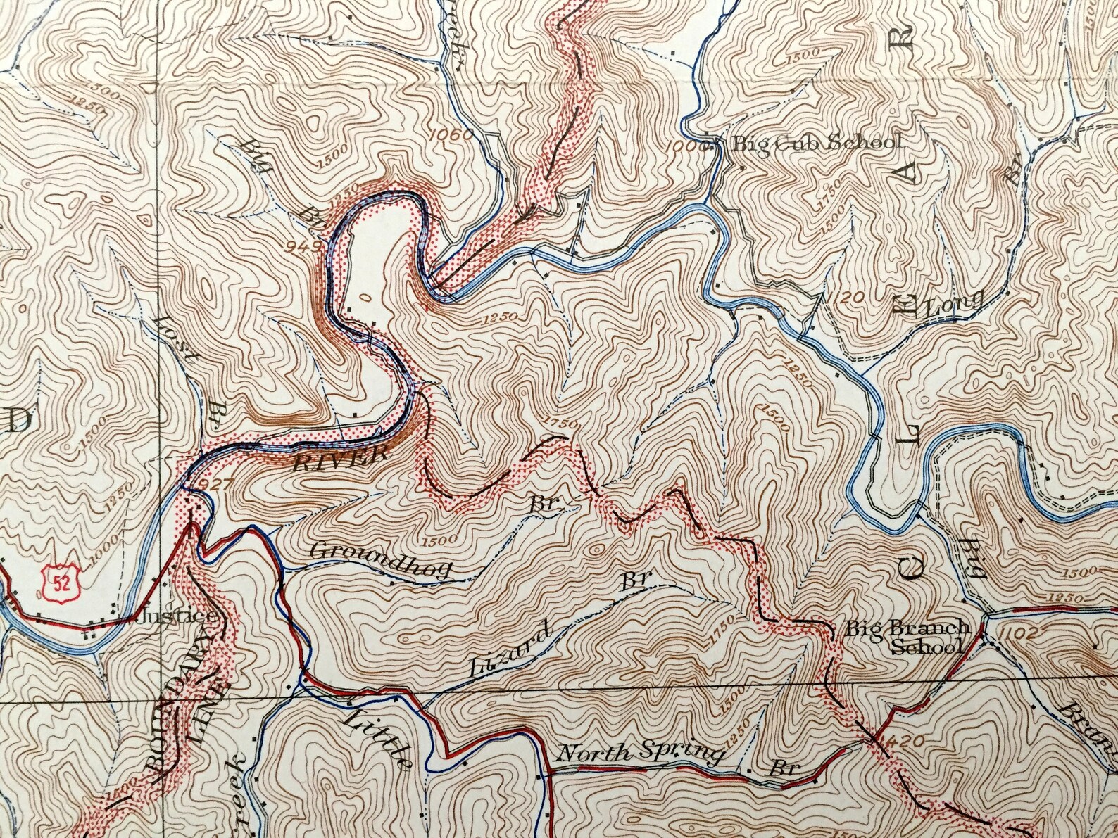 Antique Gilbert West Virginia 1927 US Geological Survey Etsy