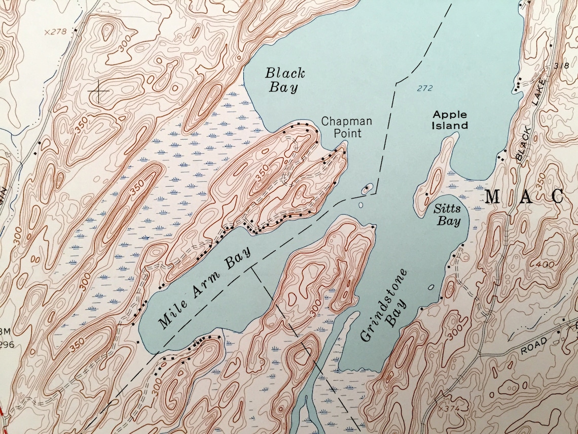 Antique Hammond New York 1961 US Geological Survey Etsy
