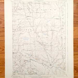 Antik Orwell, New York 1905 US 1905- 1905- 1905- Us-Amerikanisches Kartographie-Übersichtskarte - Redfield, Boylston, Salmon River, Jefferson, Oswego, Lewis County, NY