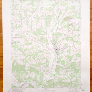 Antike Millersburg, Ohio 1961 US Geological Survey topographische Karte – Holmes County, Killbuck, Mechaniker, Monroe, Hardy, Prärie, Ripley, OH