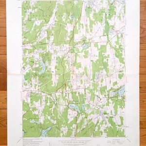 Antiker Mohegan Lake, New York 1956 US 1956 - Westchester County, Putnam Valley, Cortlandt, Yorktown, Carmel NY