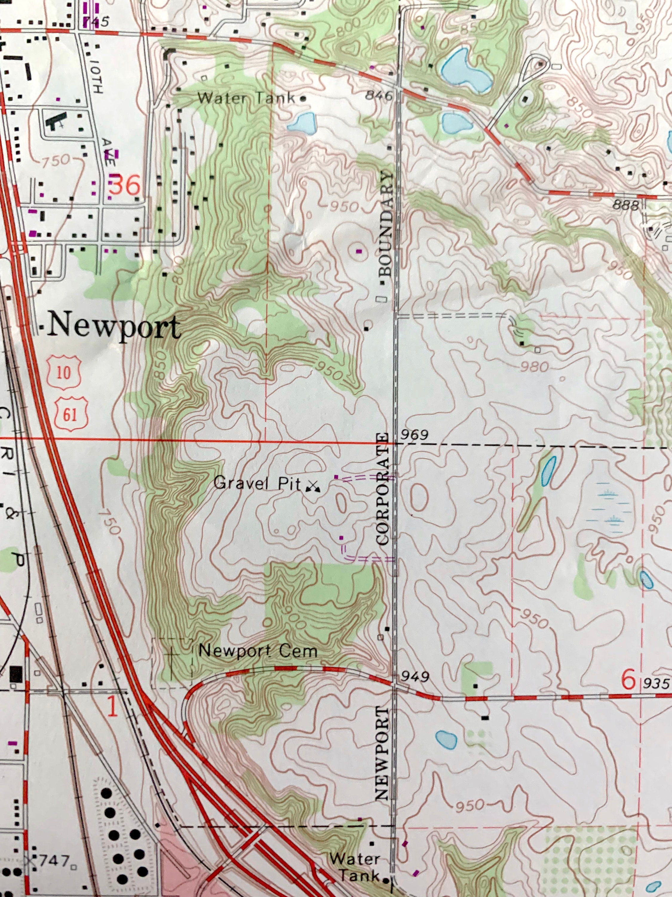 St Paul Park, Minnesota, map 1950, 1:24000, United States of America by  Timeless Maps, data U.S. Geological Survey Stock Photo - Alamy