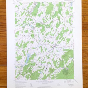 Antique Maybrook, New York 1957 US Geological Survey Topographic Map – Orange County, Mountain Lodge, Montgomery, New Windsor, Neelytown, NY