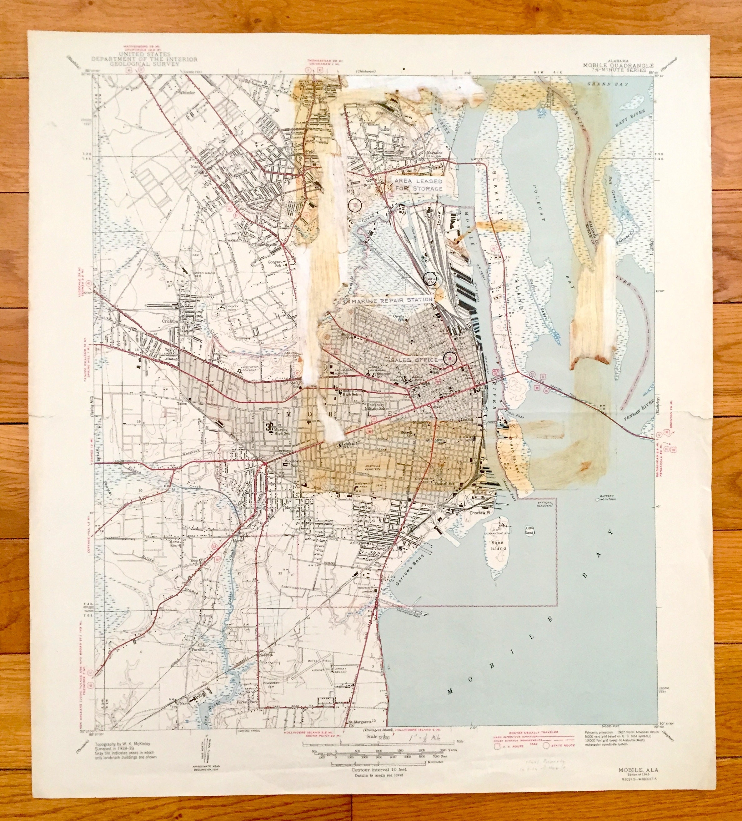 Mapa vintage da Federação Russa em plexiglassas e madeira de abeto por Dmb