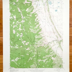 Antique Indian Hills, Colorado 1957 US Geological Survey Topografische kaart - Jefferson County, Twin Forks, Homewood Park, Denver, CO