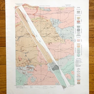 Antique Banner Hill, Kalifornien 1896 US Geologische Übersicht Topographische Karte - Harmony Ridge, North Banner Mine, Placer Diggings, Deer Creek CA