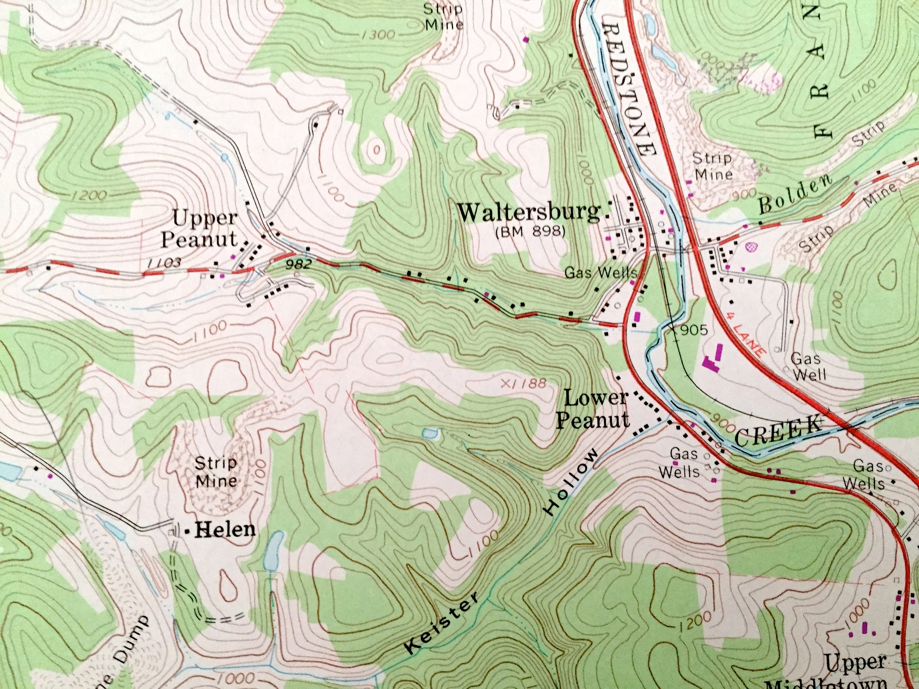 Antique New Salem Pennsylvania 1964 US Geological Survey Etsy