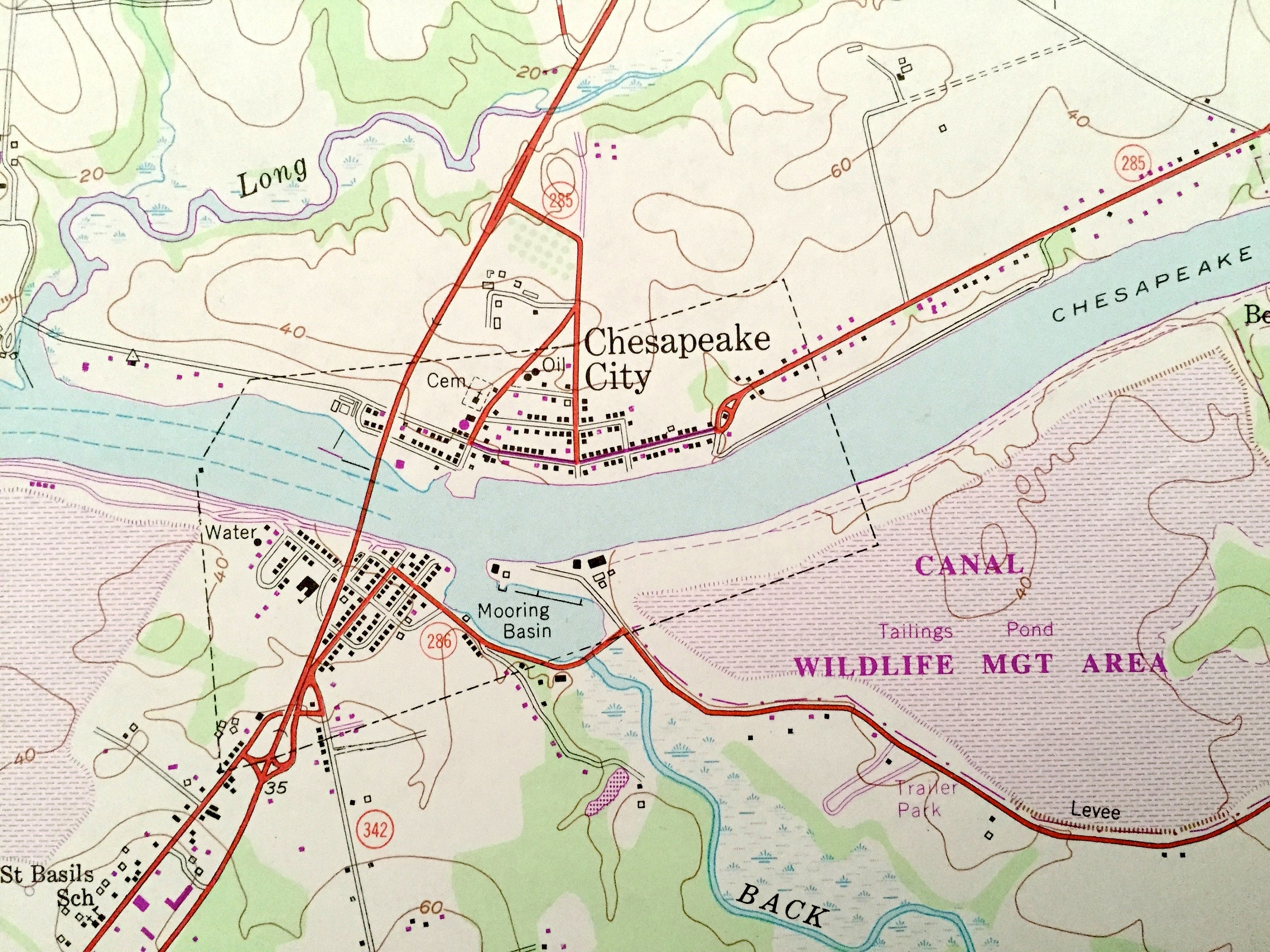Antique Elkton Maryland 1953 US Geological Survey Topographic Etsy