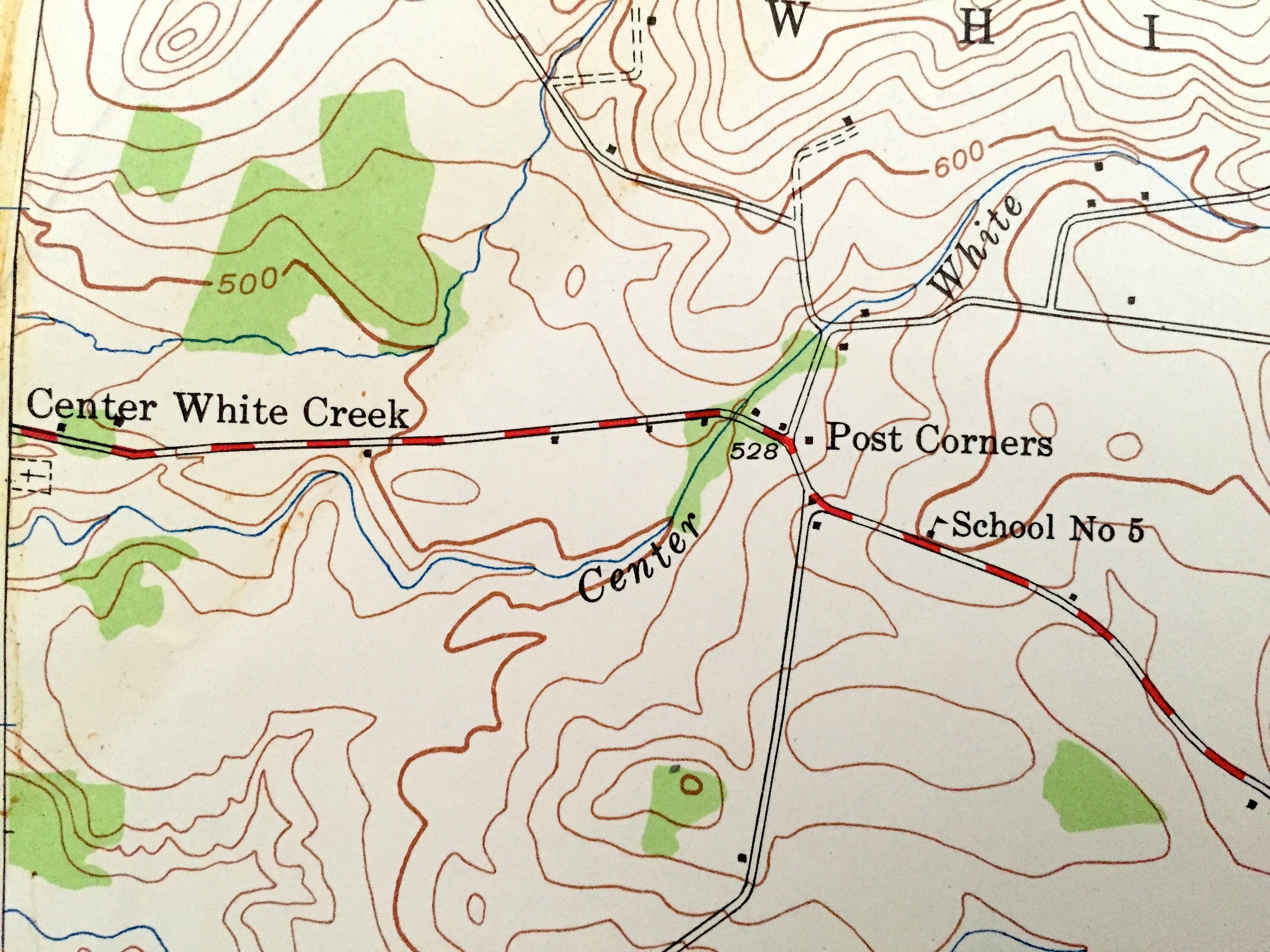 Antique Hoosick Falls New York 1943 US Geological Survey Etsy