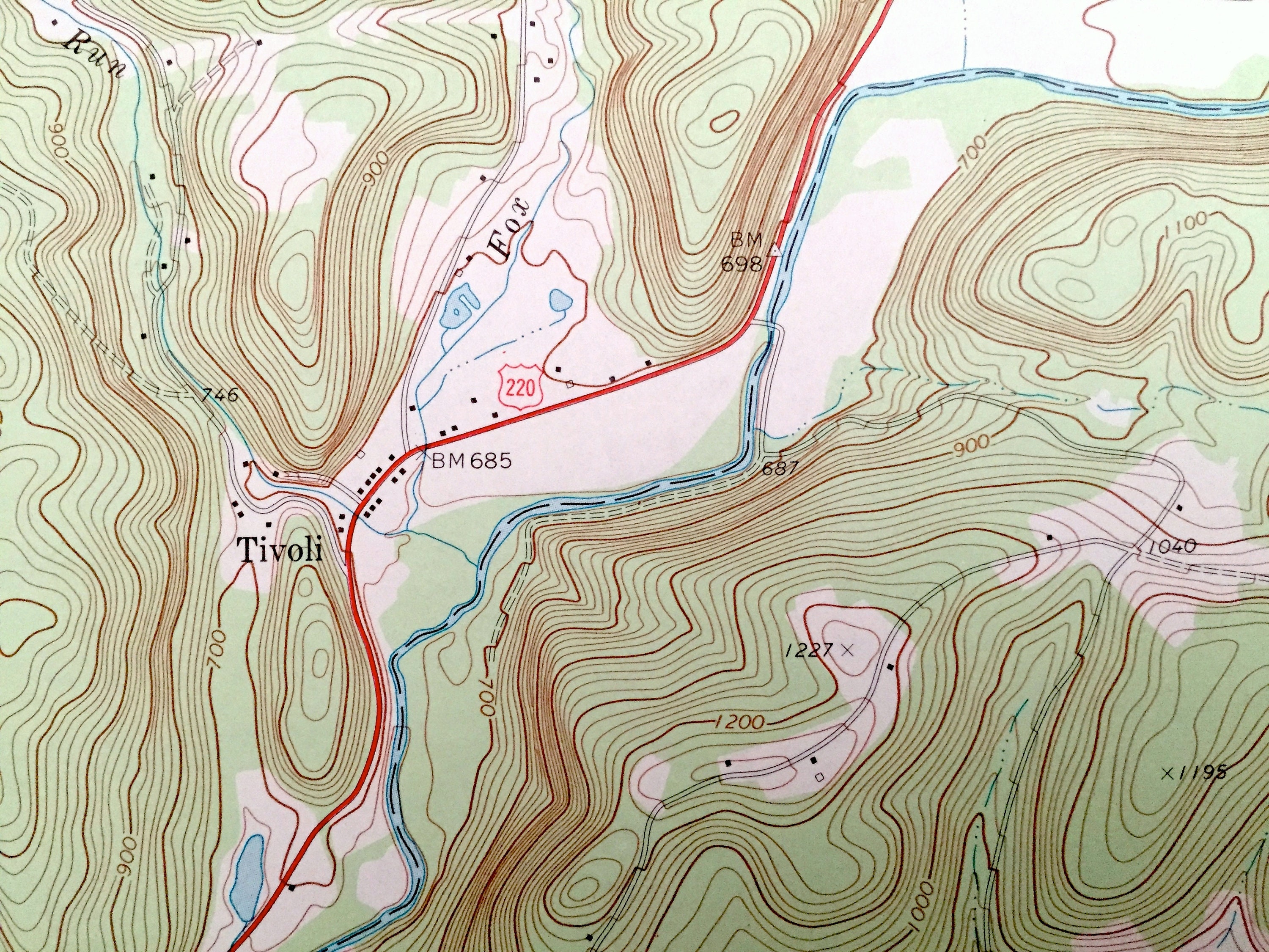 Antique Picture Rocks, Pennsylvania 1970 US Geological Survey ...