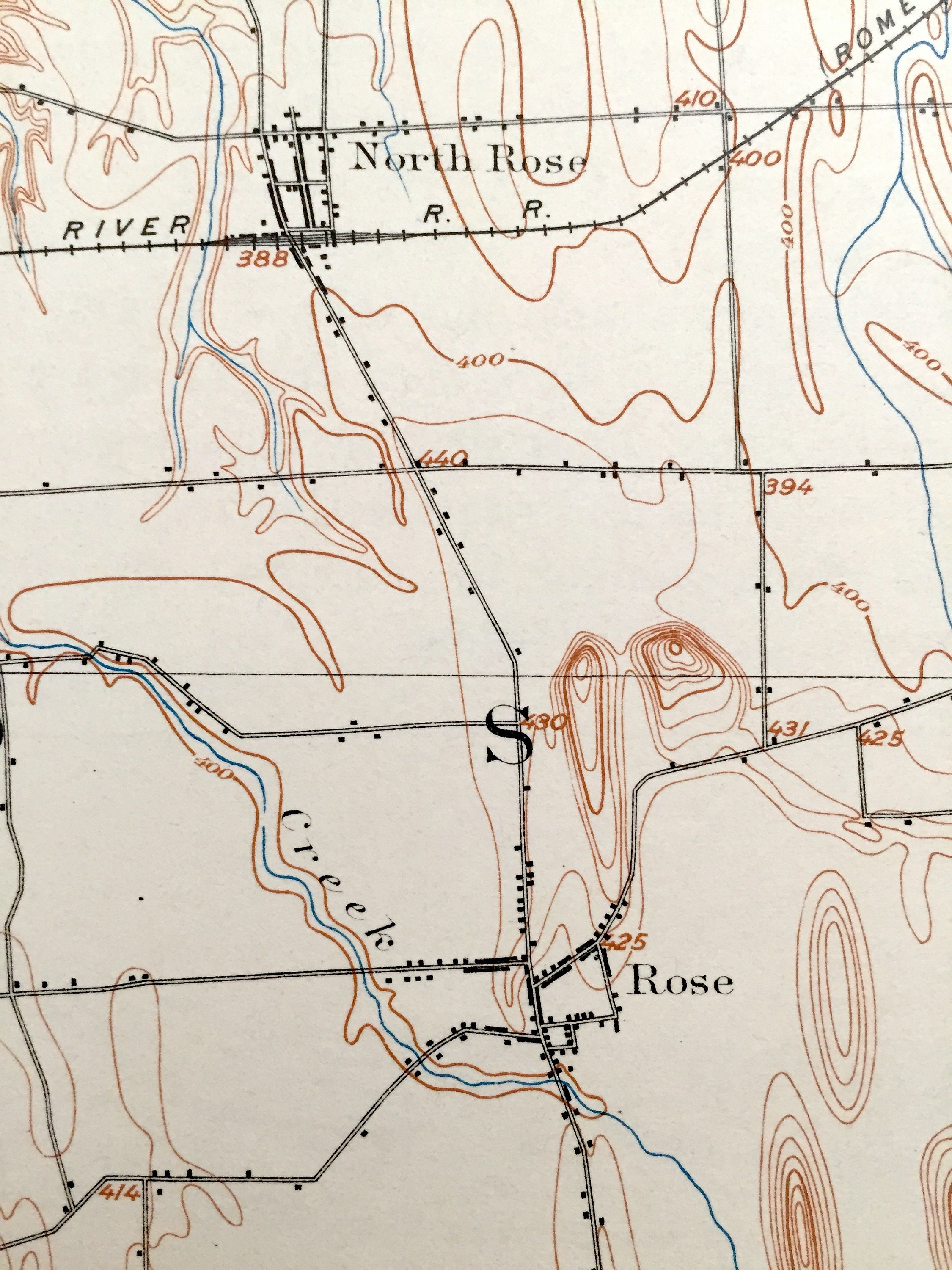 Antique Clyde New York 1902 US Geological Survey Topographic Etsy Israel
